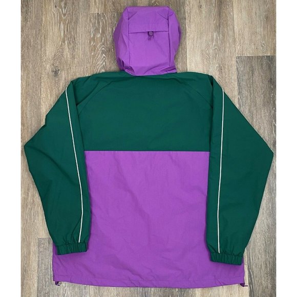 Adidas Originals Samstag Shell Jacket GREEN PURPLE Men's size Large EC9319 - Picture 5 of 12